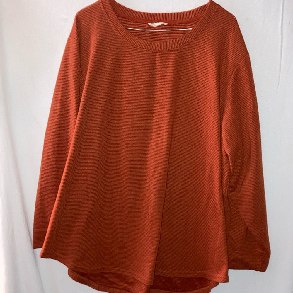 Jane and Delaney Ribbed Long Sleeve Top